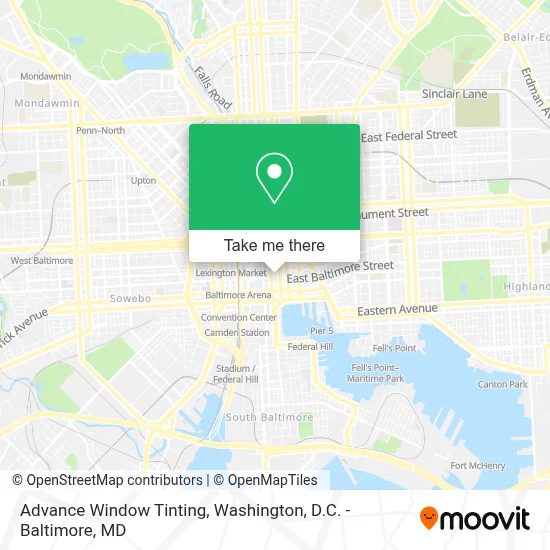 Advance Window Tinting map