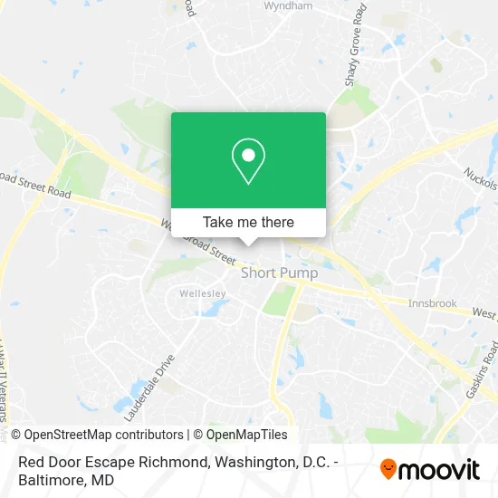 Red Door Escape Richmond map