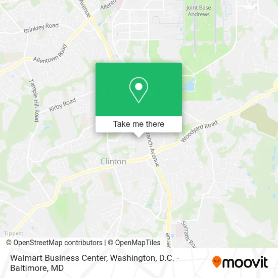Walmart Business Center map