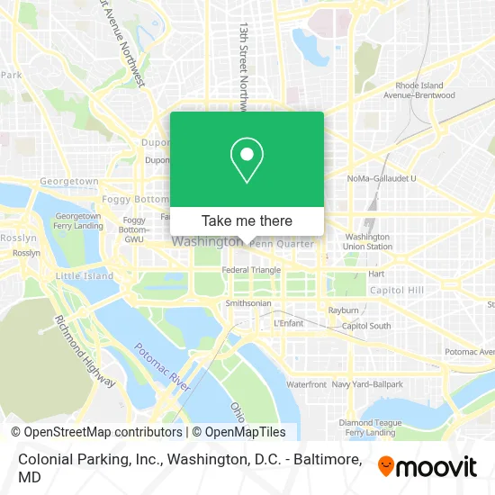 Colonial Parking, Inc. map