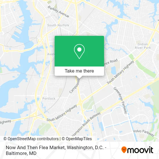 Now And Then Flea Market map
