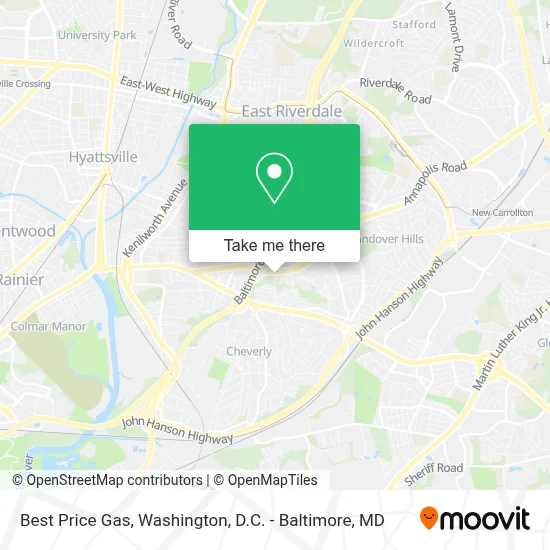 Best Price Gas map