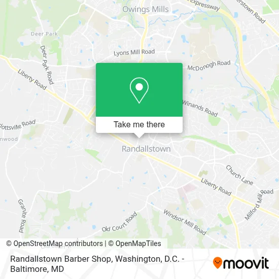 Randallstown Barber Shop map