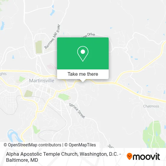 Alpha Apostolic Temple Church map