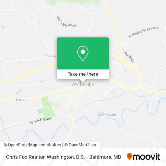 Chris Fox Realtor map