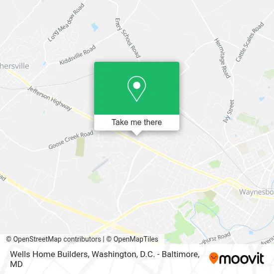 Wells Home Builders map