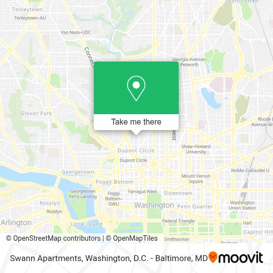 Swann Apartments map