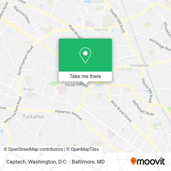 Captech map