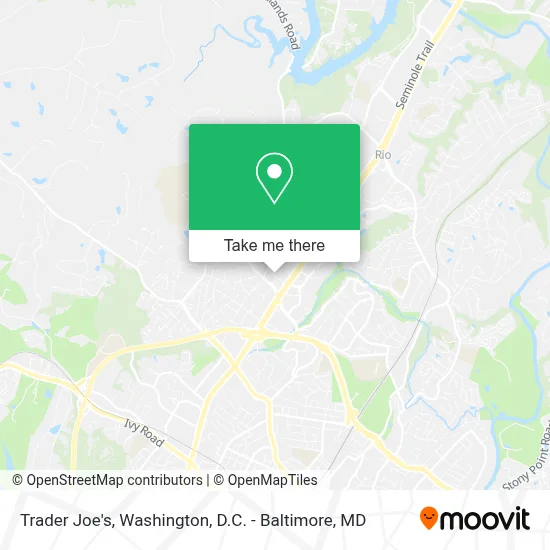 Trader Joe's map