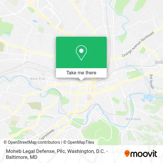 Moheb Legal Defense, Pllc map