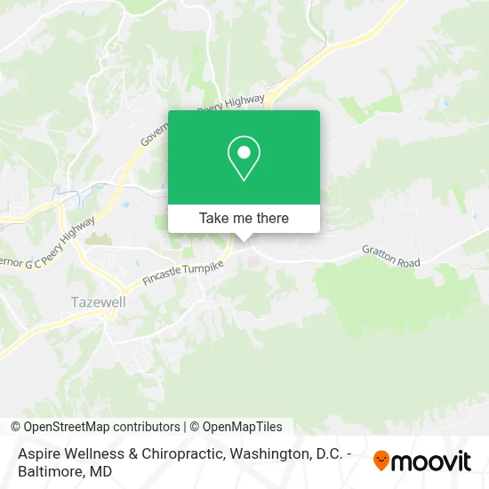 Aspire Wellness & Chiropractic map
