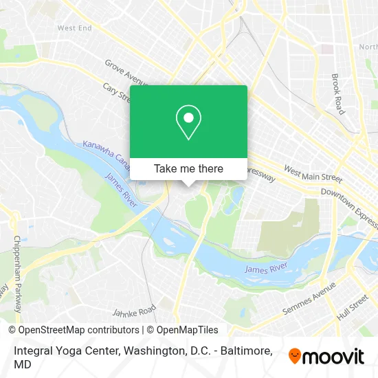Integral Yoga Center map