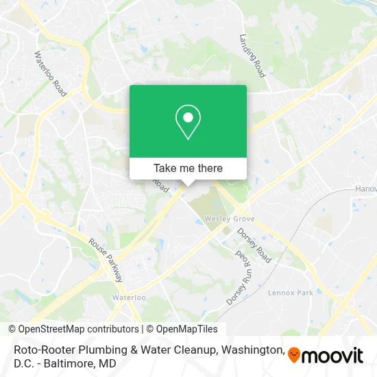 Roto-Rooter Plumbing & Water Cleanup map