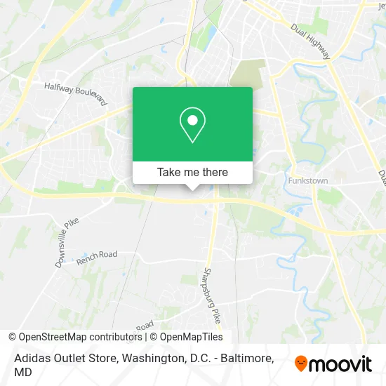 Adidas Outlet Store map