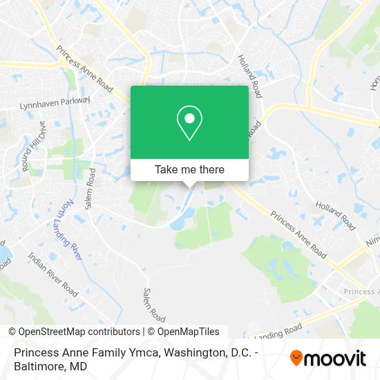 Princess Anne Family Ymca map