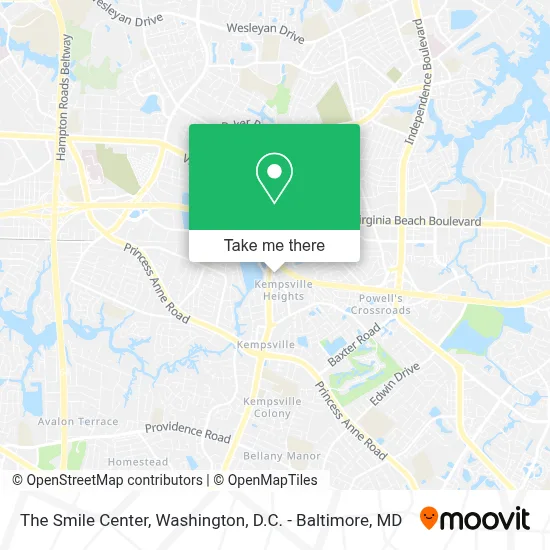 The Smile Center map