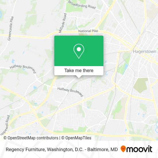 Regency Furniture map