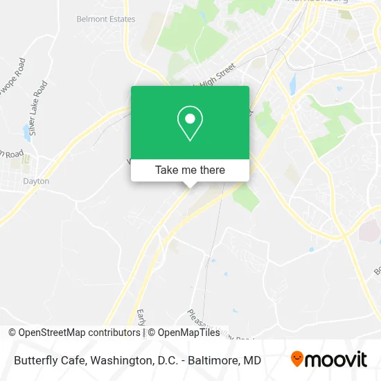 Butterfly Cafe map