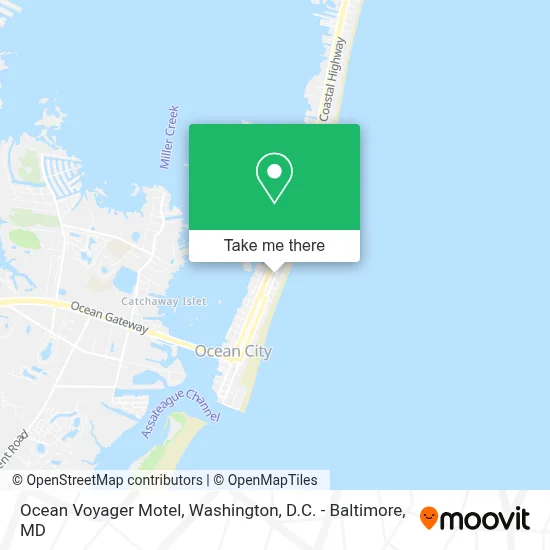 Ocean Voyager Motel map