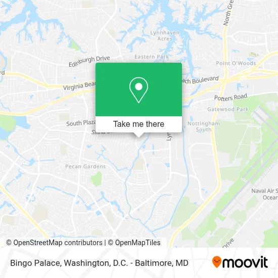 Bingo Palace map