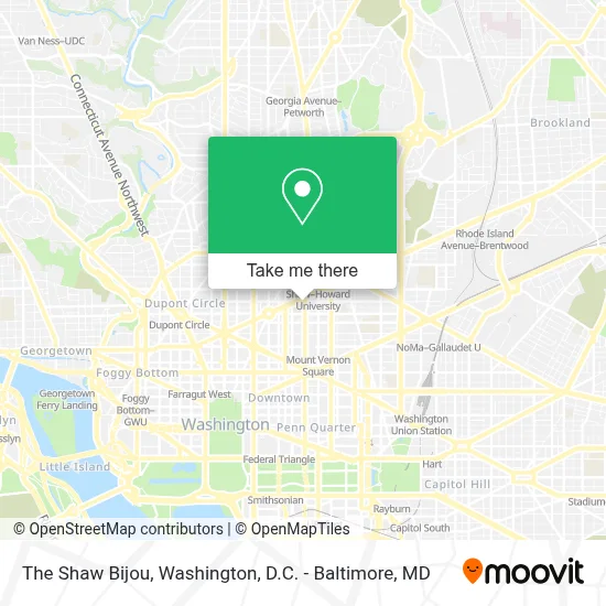 The Shaw Bijou map