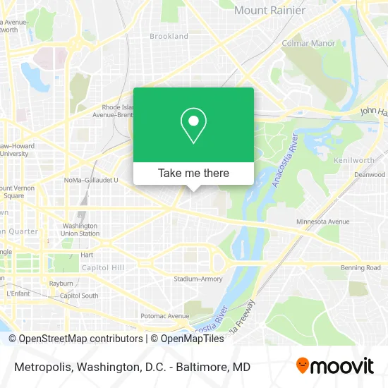 Metropolis map