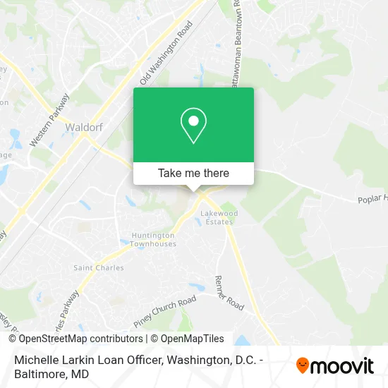 Michelle Larkin Loan Officer map
