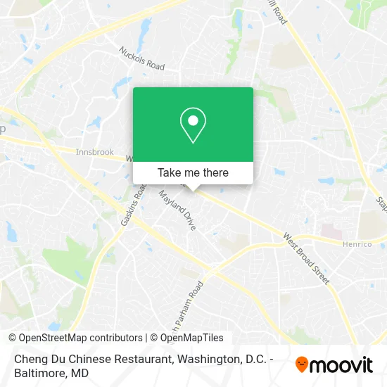 Cheng Du Chinese Restaurant map