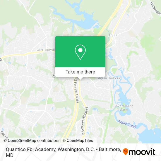 Quantico Fbi Academy map