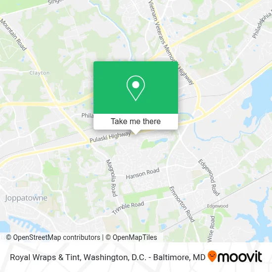 Royal Wraps & Tint map