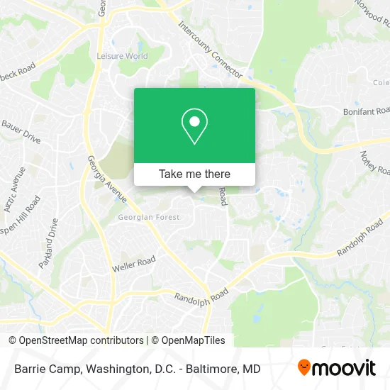 Barrie Camp map