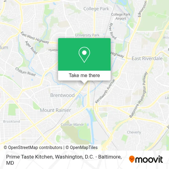 Prime Taste Kitchen map