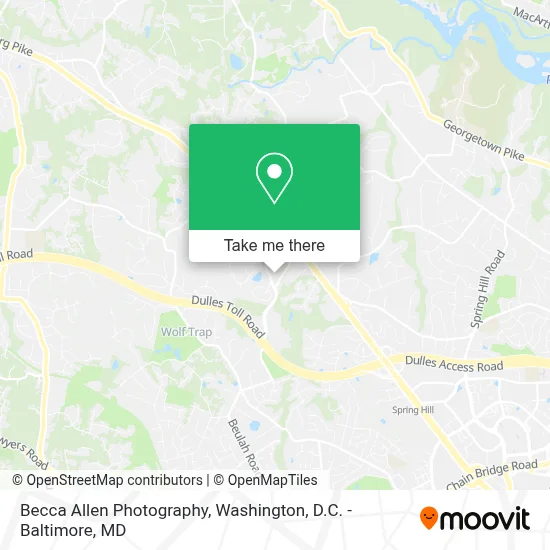 Becca Allen Photography map