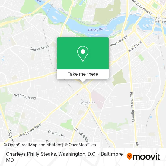 Charleys Philly Steaks map