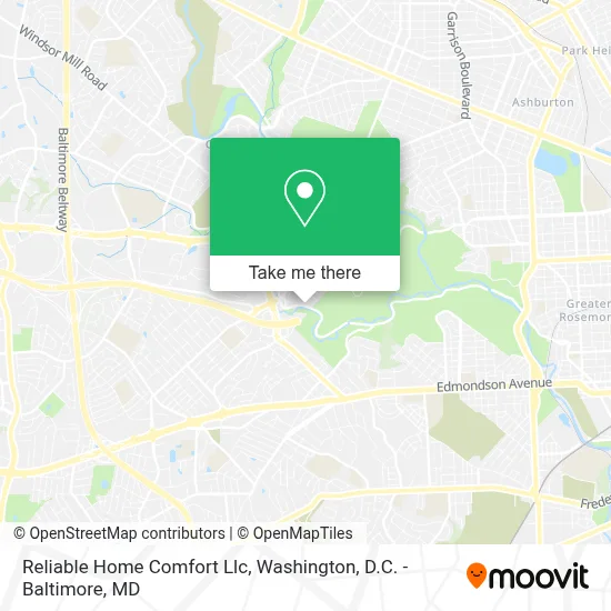 Reliable Home Comfort Llc map