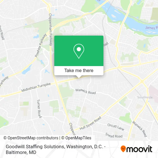 Goodwill Staffing Solutions map