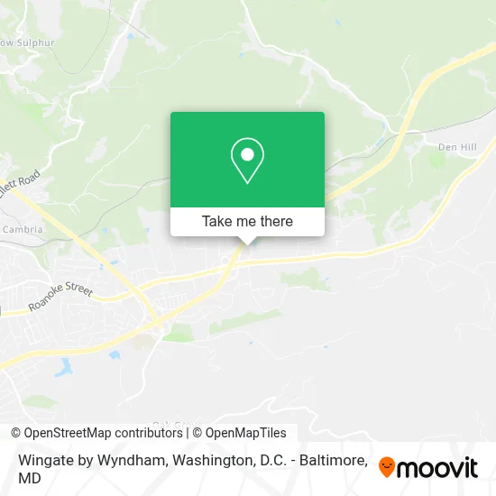 Wingate by Wyndham map