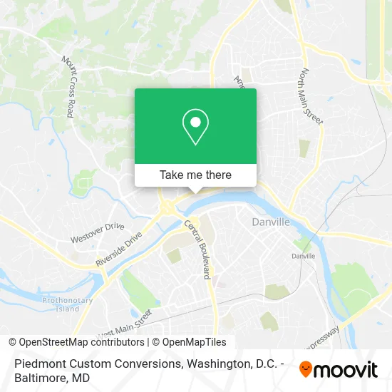 Piedmont Custom Conversions map