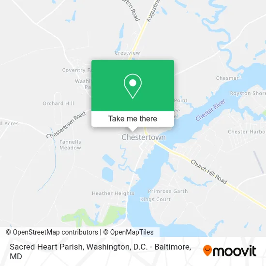Sacred Heart Parish map
