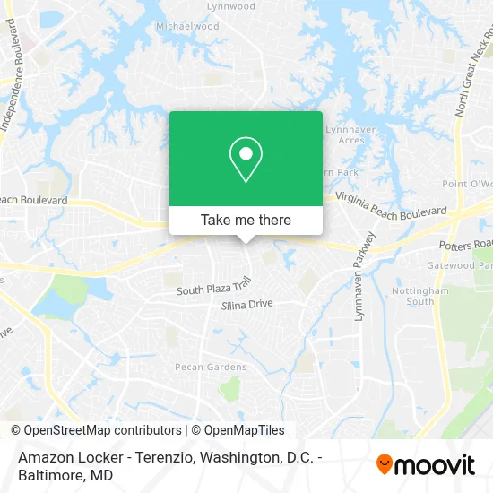 Amazon Locker - Terenzio map
