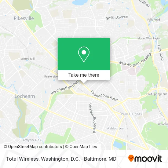 Total Wireless map