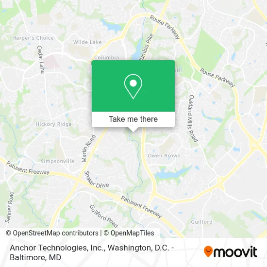 Anchor Technologies, Inc. map