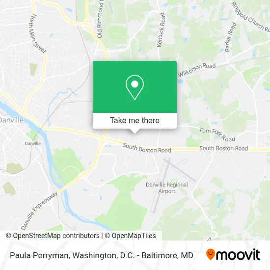 Paula Perryman map