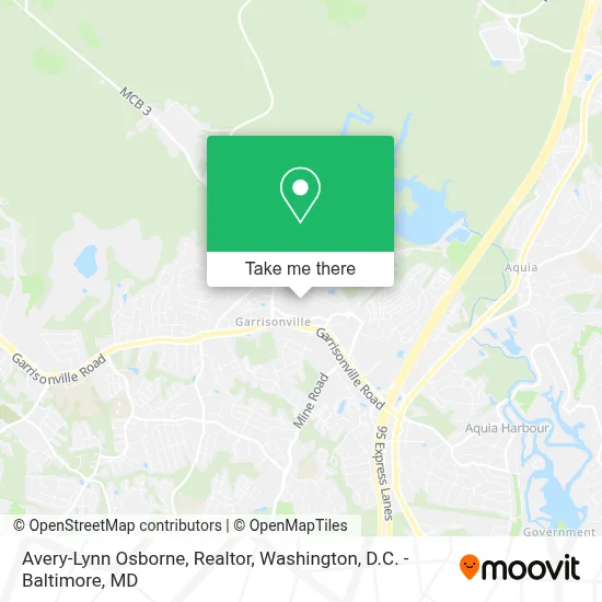 Avery-Lynn Osborne, Realtor map