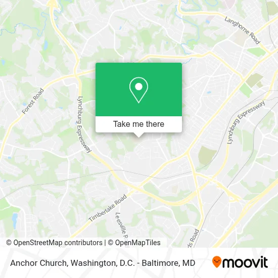 Anchor Church map