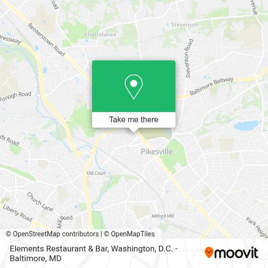 Elements Restaurant & Bar map