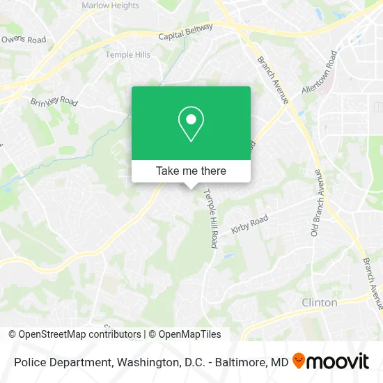 Police Department map