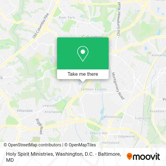 Holy Spirit Ministries map
