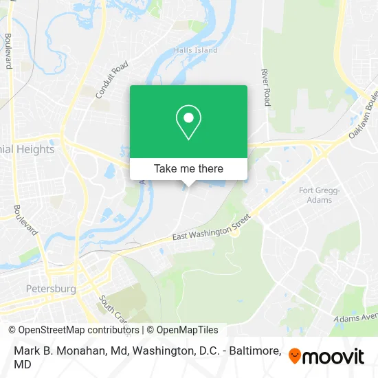 Mark B. Monahan, Md map