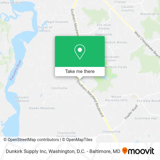 Dunkirk Supply Inc map